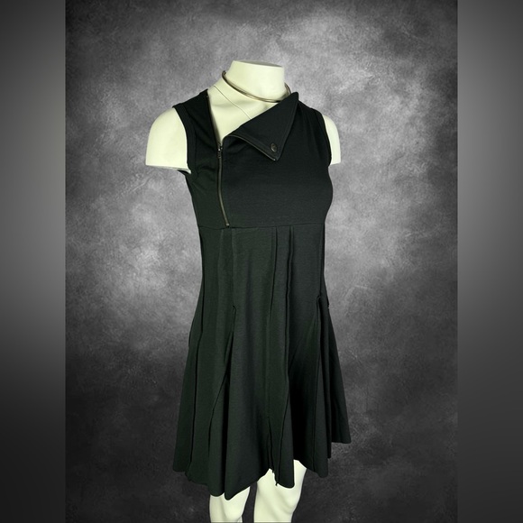 Tripp NYC Rocker Moto Biker Mini Dress - Picture 2 of 6